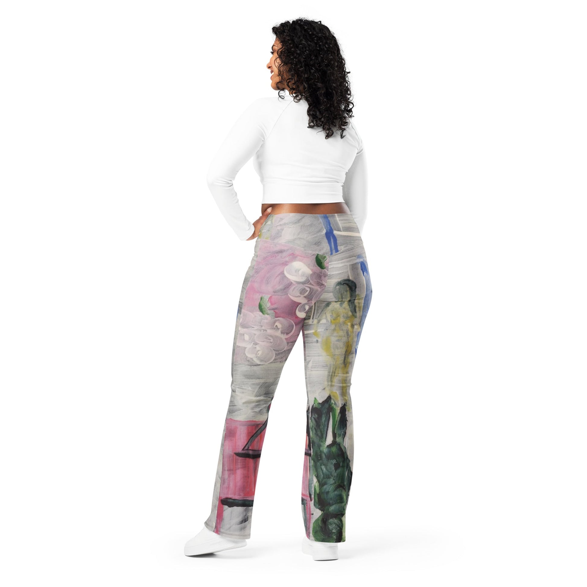 Art Galleria - Flare leggings - Theomese Fashion House