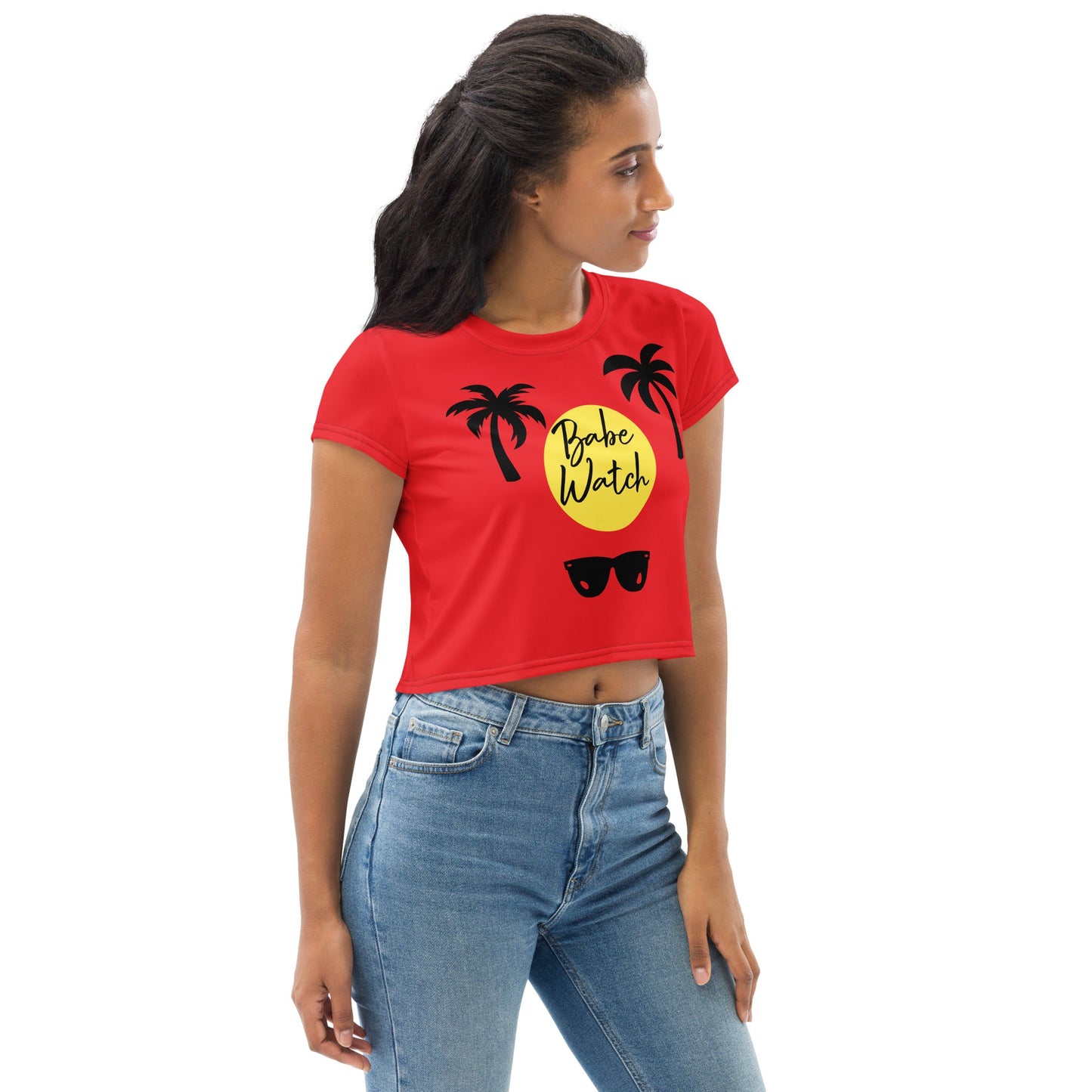 Babe Watch - Crop Tee - Theomese Fashion House