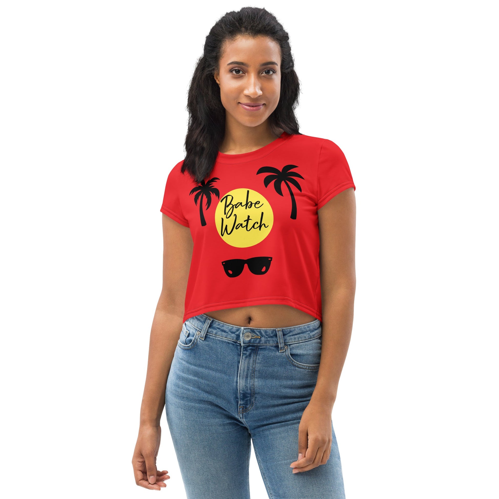 Babe Watch - Crop Tee - Theomese Fashion House