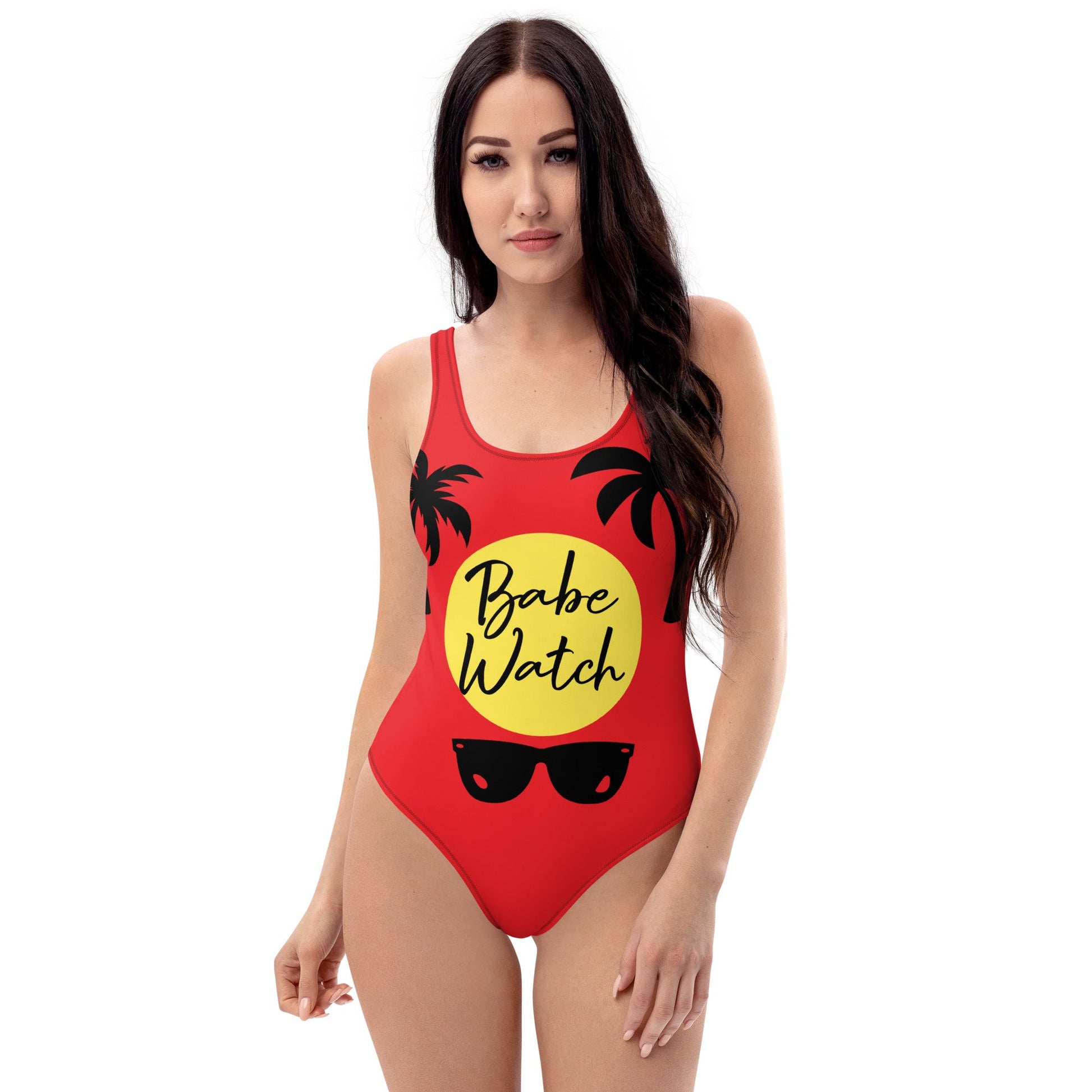 Babe Watch Red Hot Swimsuit - Version 2 - Theomese Fashion House