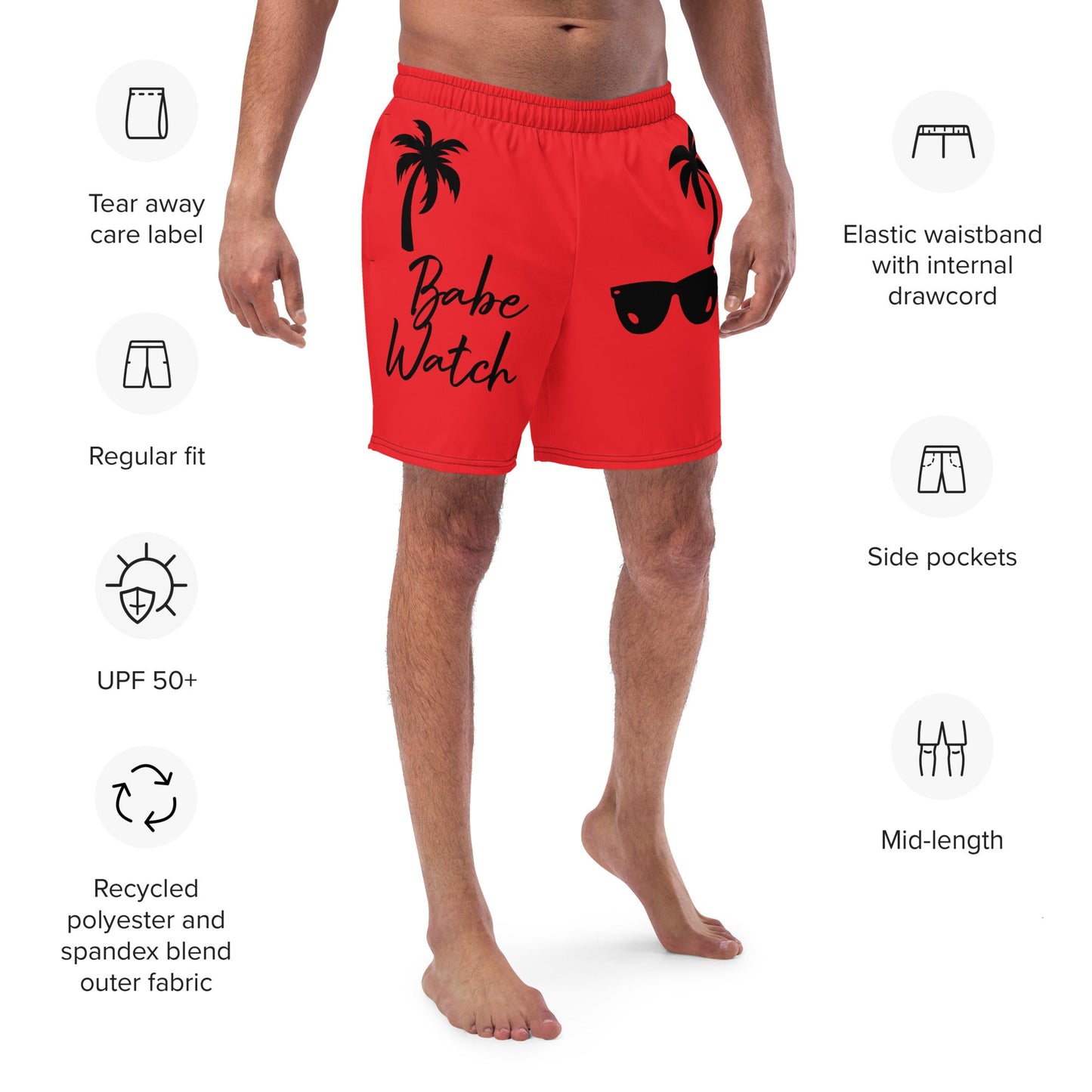 Babe Watch - Swim Trunks - Theomese Fashion House