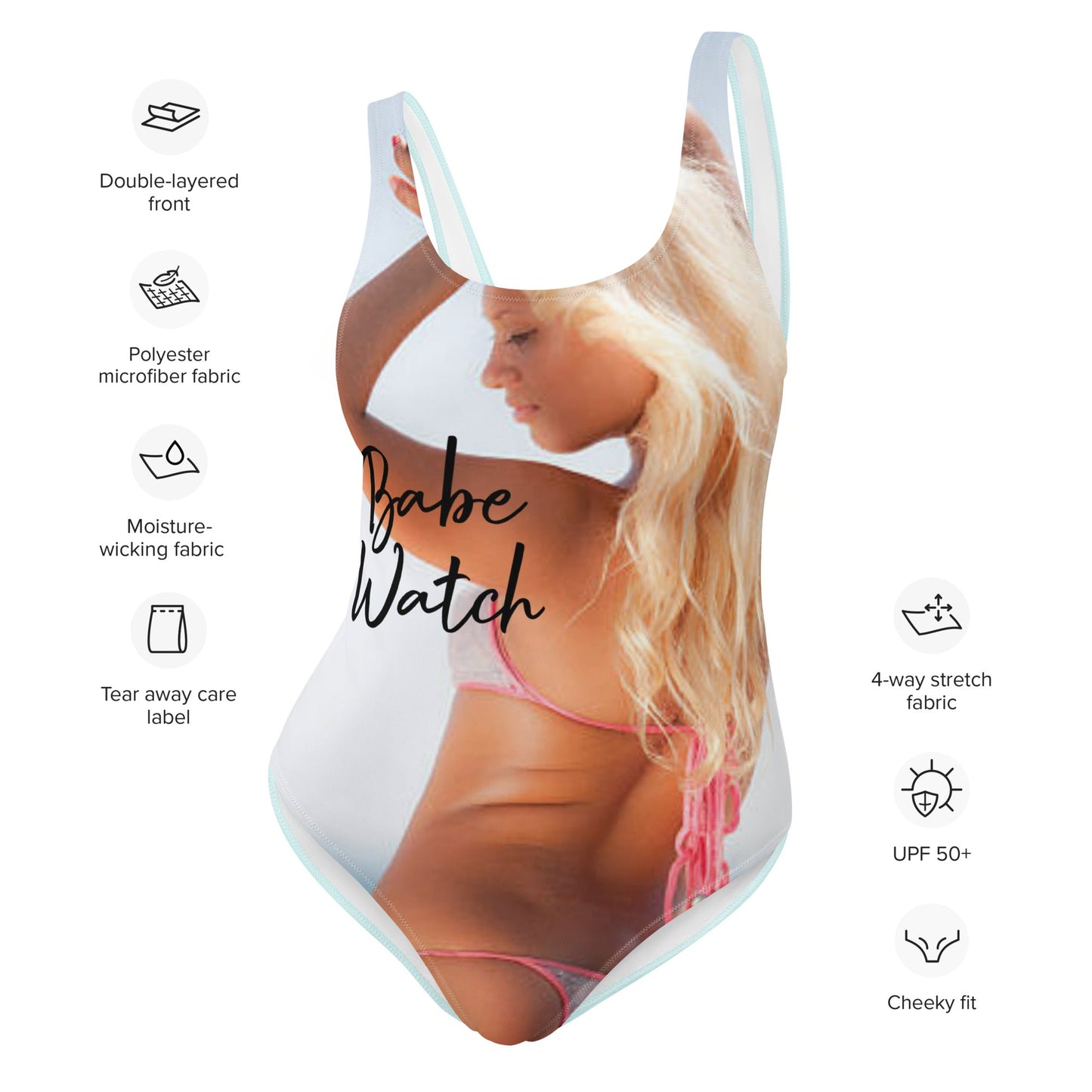 BabeWatch Swimsuit - Blonde Bombshell - Theomese Fashion House