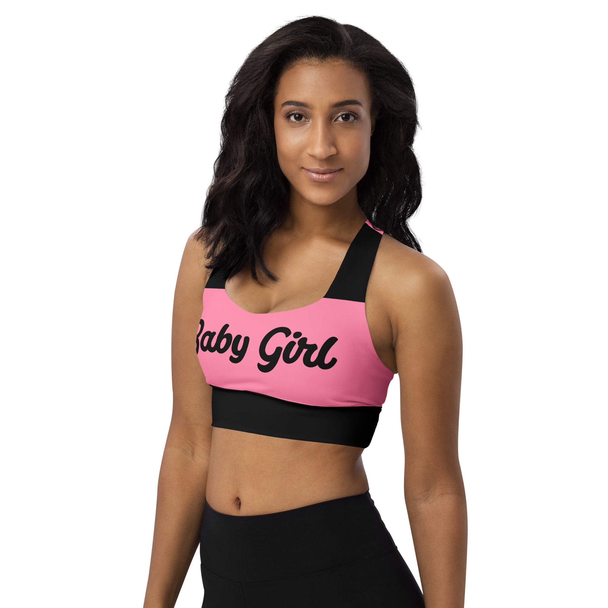 Baby Girl - Baby Pink Sports Bra - Theomese Fashion House