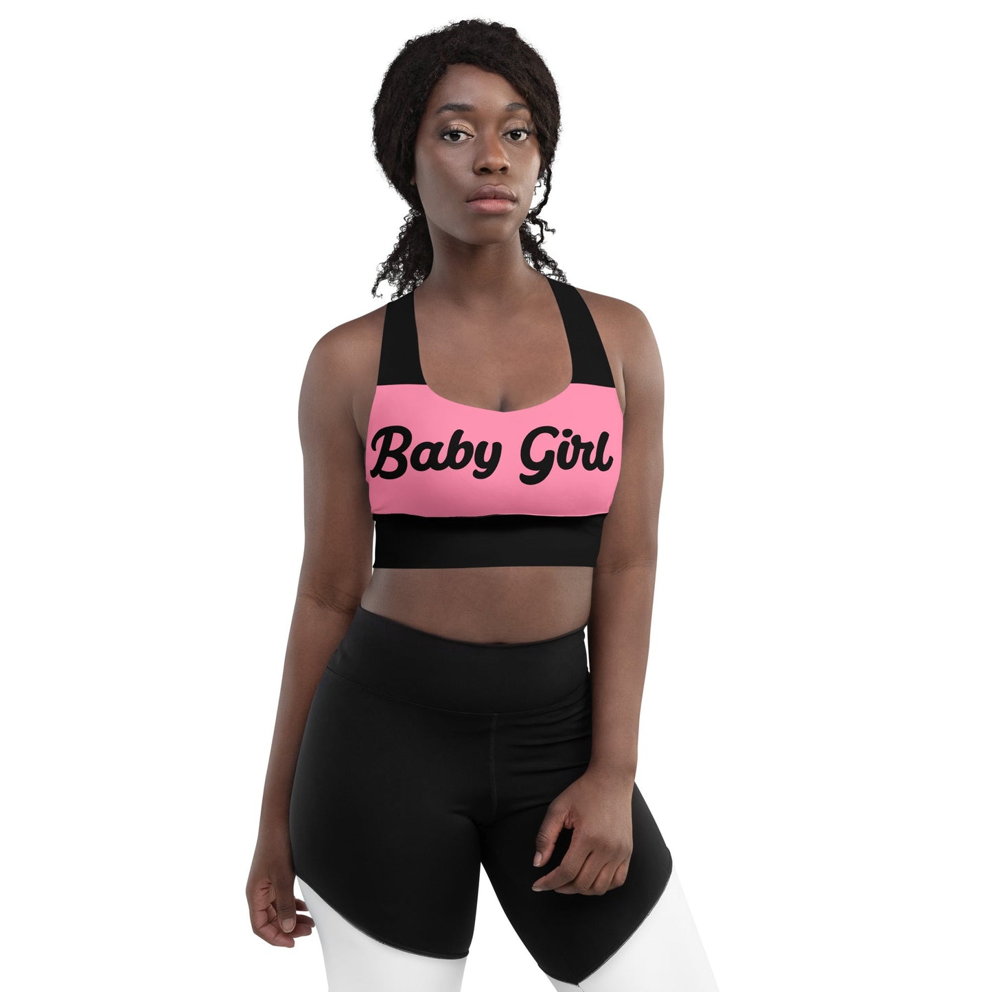 Baby Girl - Baby Pink Sports Bra - Theomese Fashion House