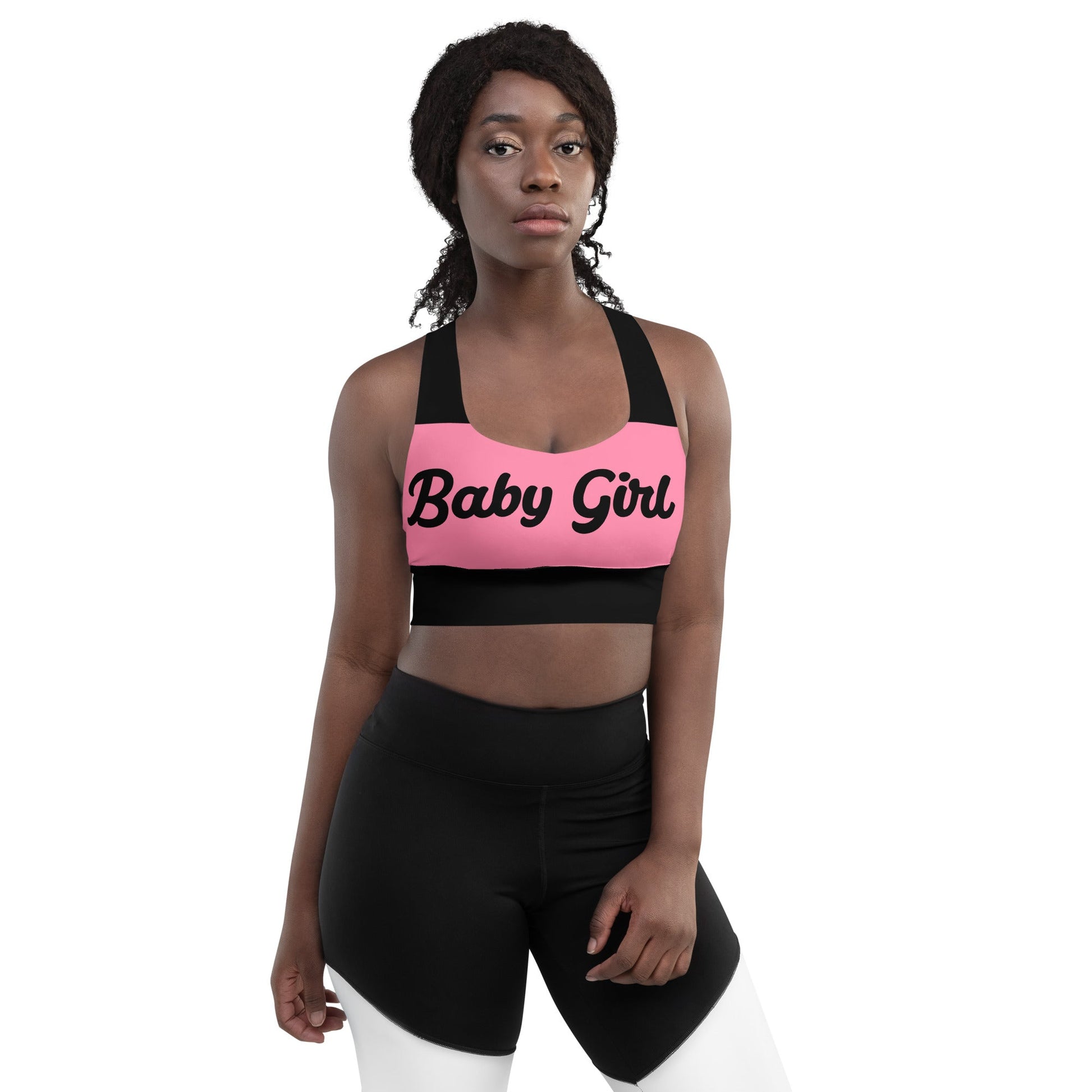 Baby Girl - Baby Pink Sports Bra - Theomese Fashion House