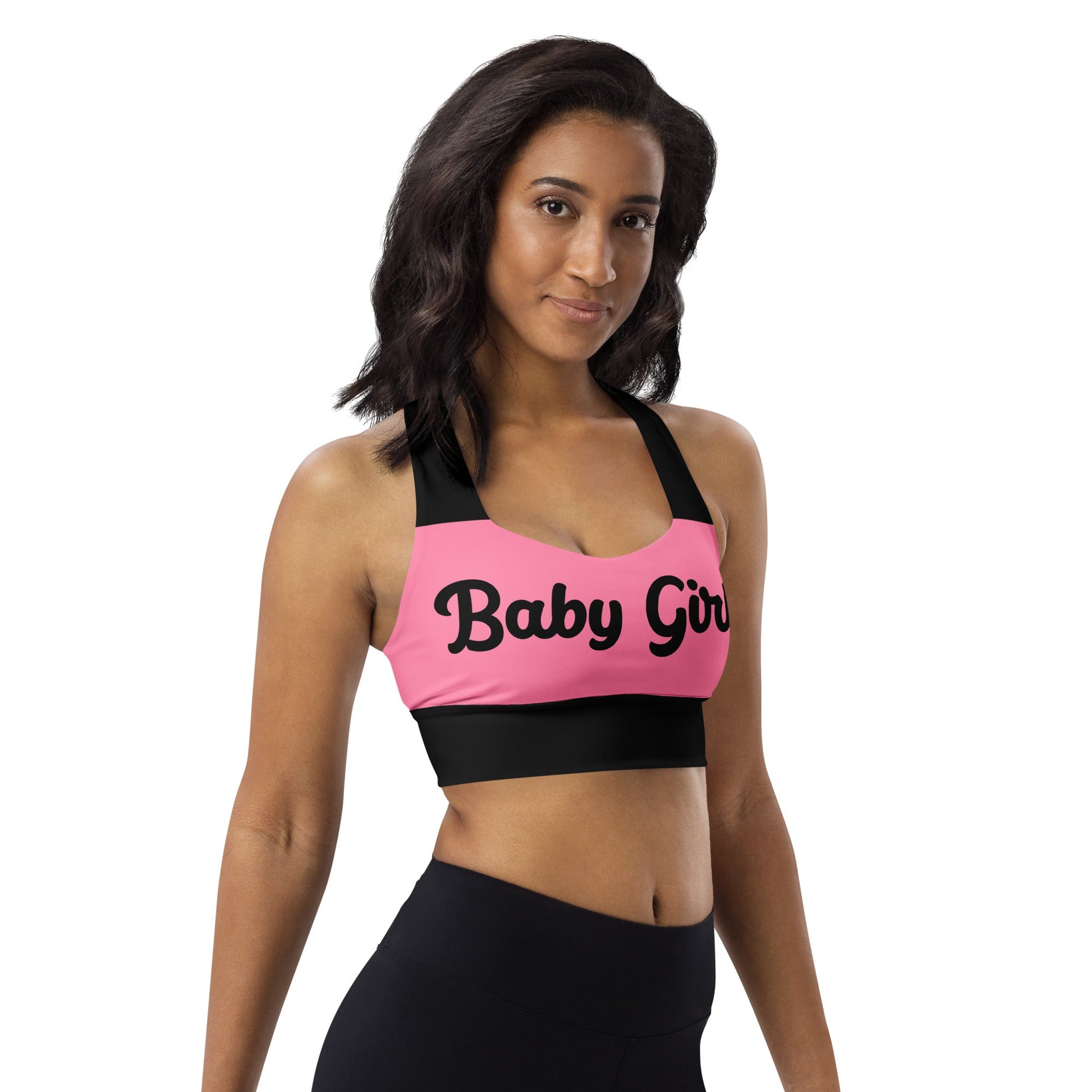 Baby Girl - Baby Pink Sports Bra - Theomese Fashion House