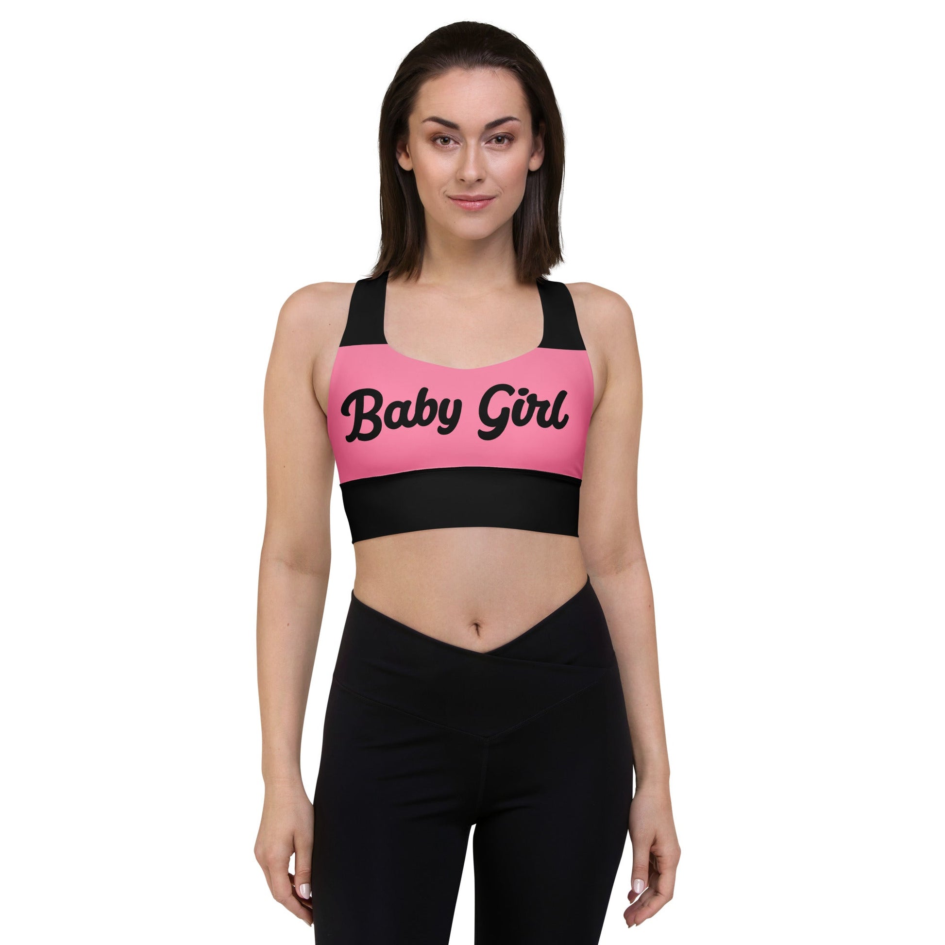 Baby Girl - Baby Pink Sports Bra - Theomese Fashion House