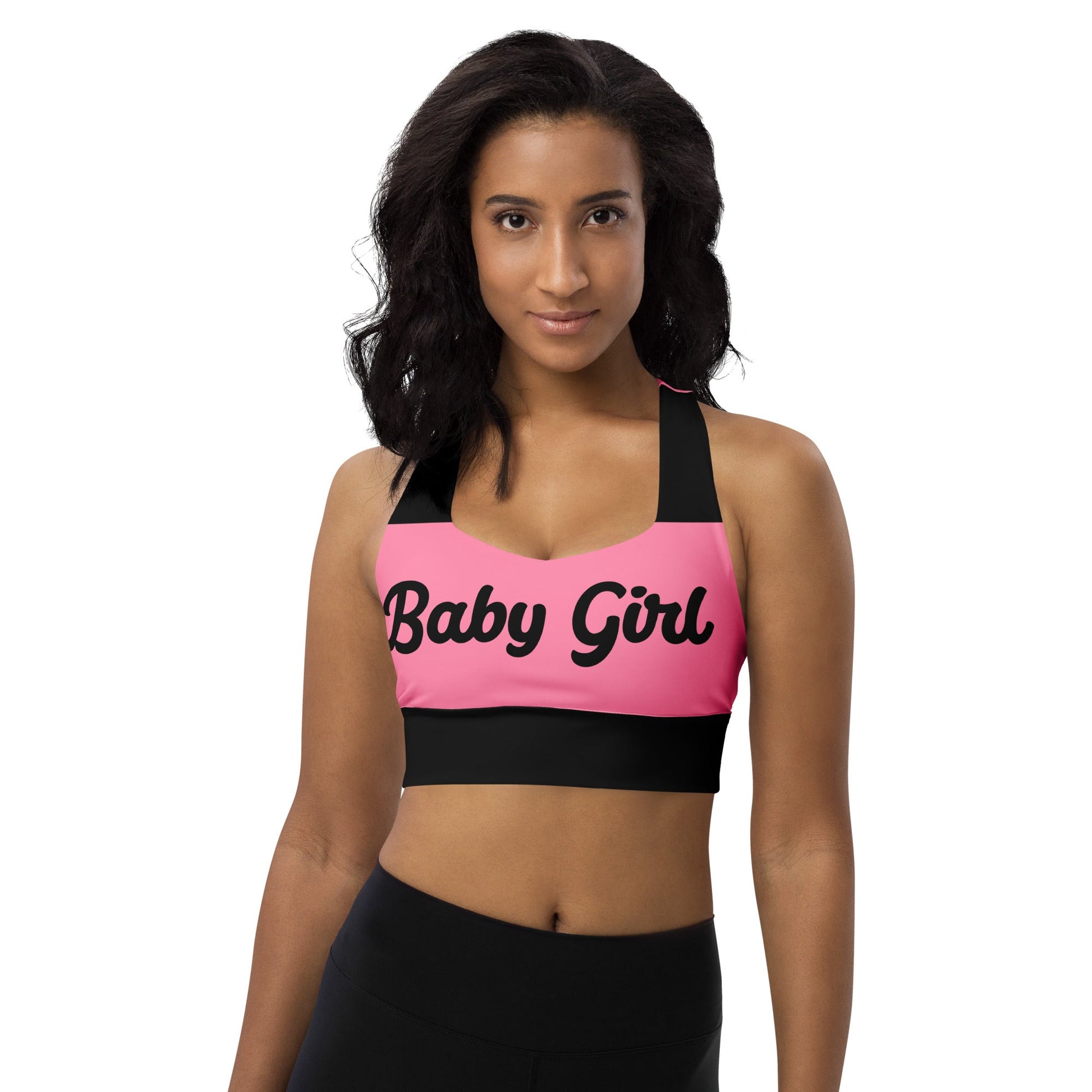 Baby Girl - Baby Pink Sports Bra - Theomese Fashion House