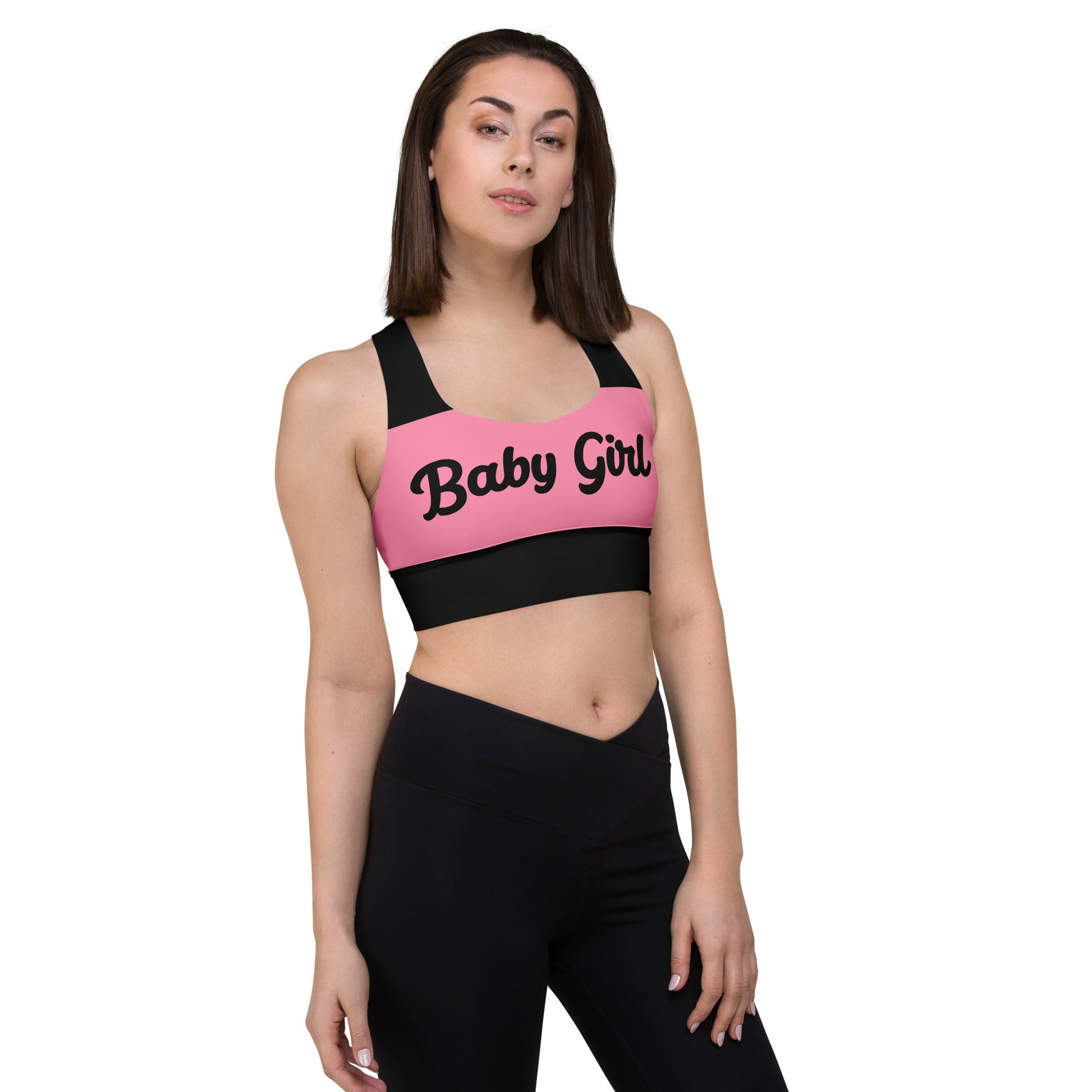 Baby Girl - Baby Pink Sports Bra - Theomese Fashion House