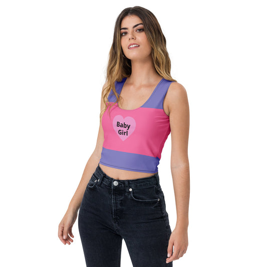 Baby Girl Heart - Crop Top - Theomese Fashion House