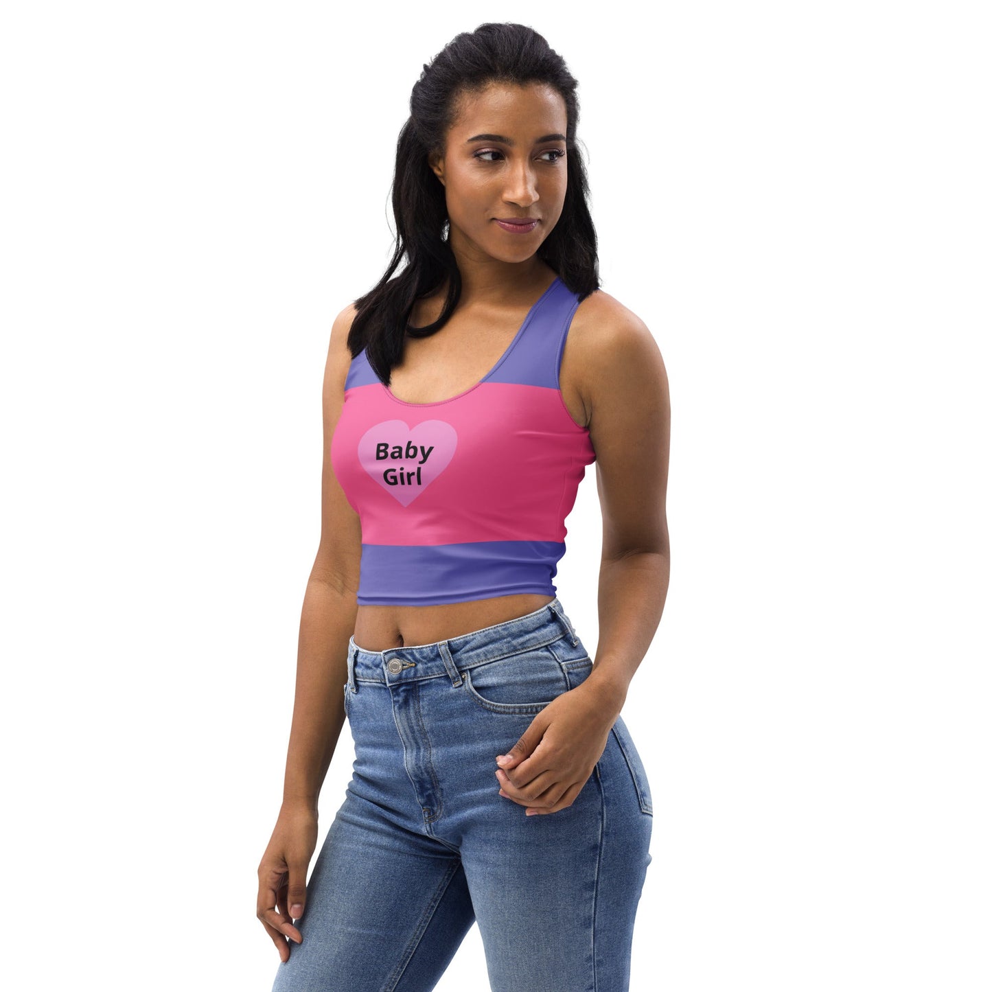 Baby Girl Heart - Crop Top - Theomese Fashion House