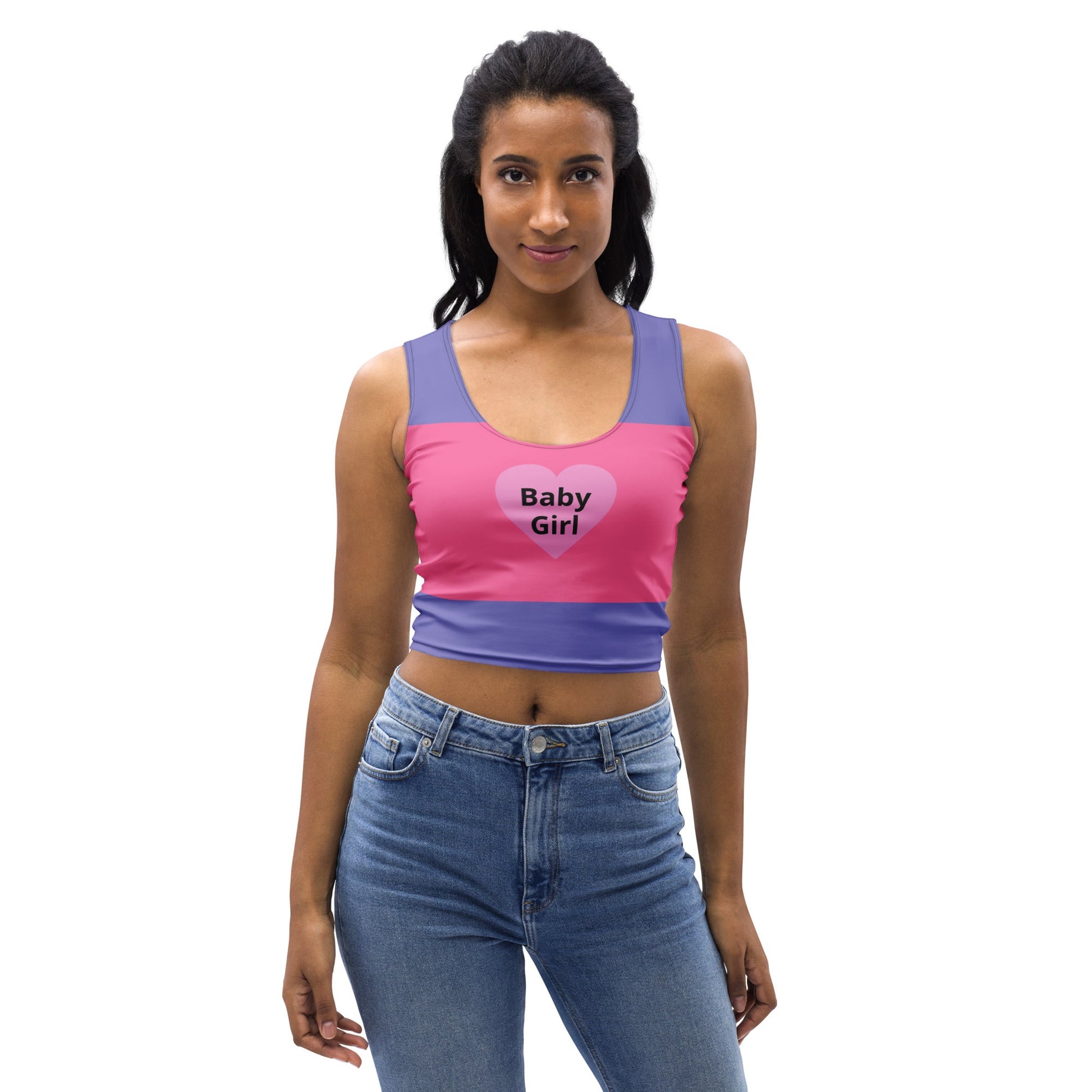 Baby Girl Heart - Crop Top - Theomese Fashion House