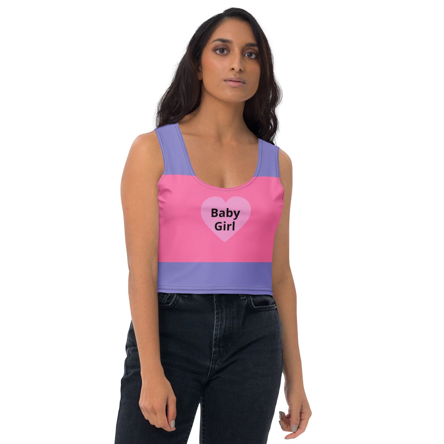 Baby Girl Heart - Crop Top - Theomese Fashion House