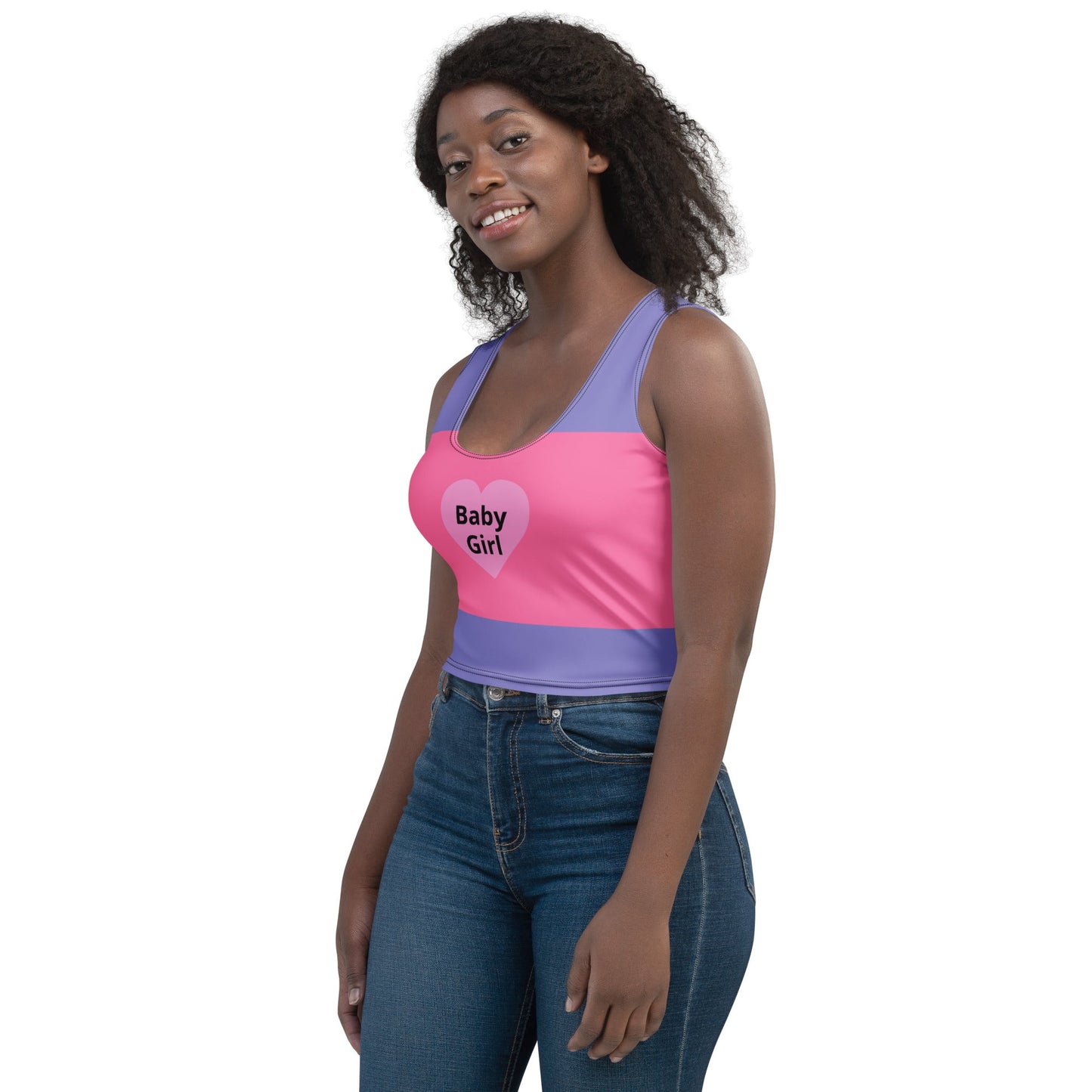 Baby Girl Heart - Crop Top - Theomese Fashion House