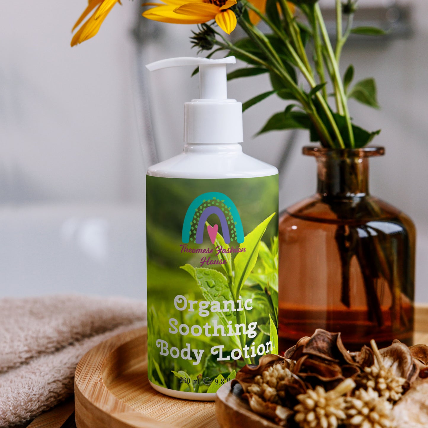 Organic Soothing Body Lotion-With CloudBerry Fruit Extract