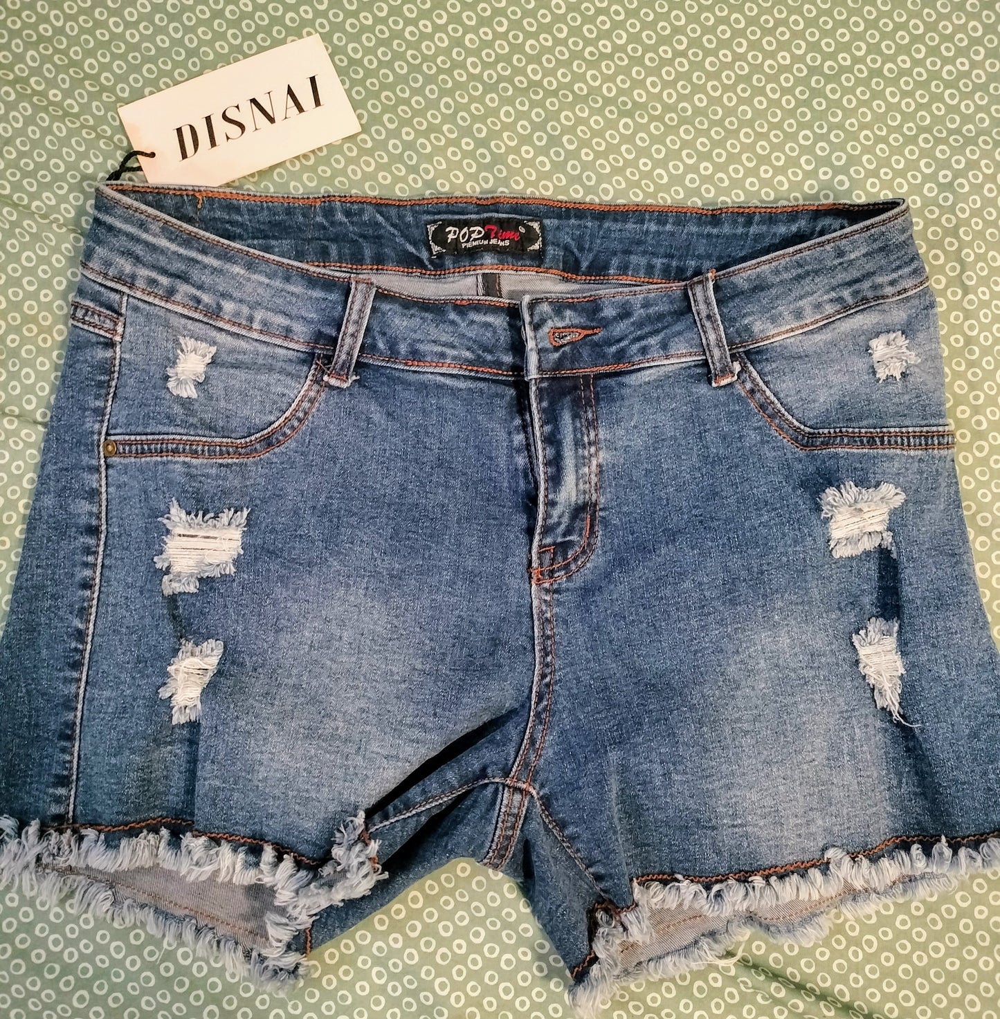 Women's Casual Destroyed Denim Shorts