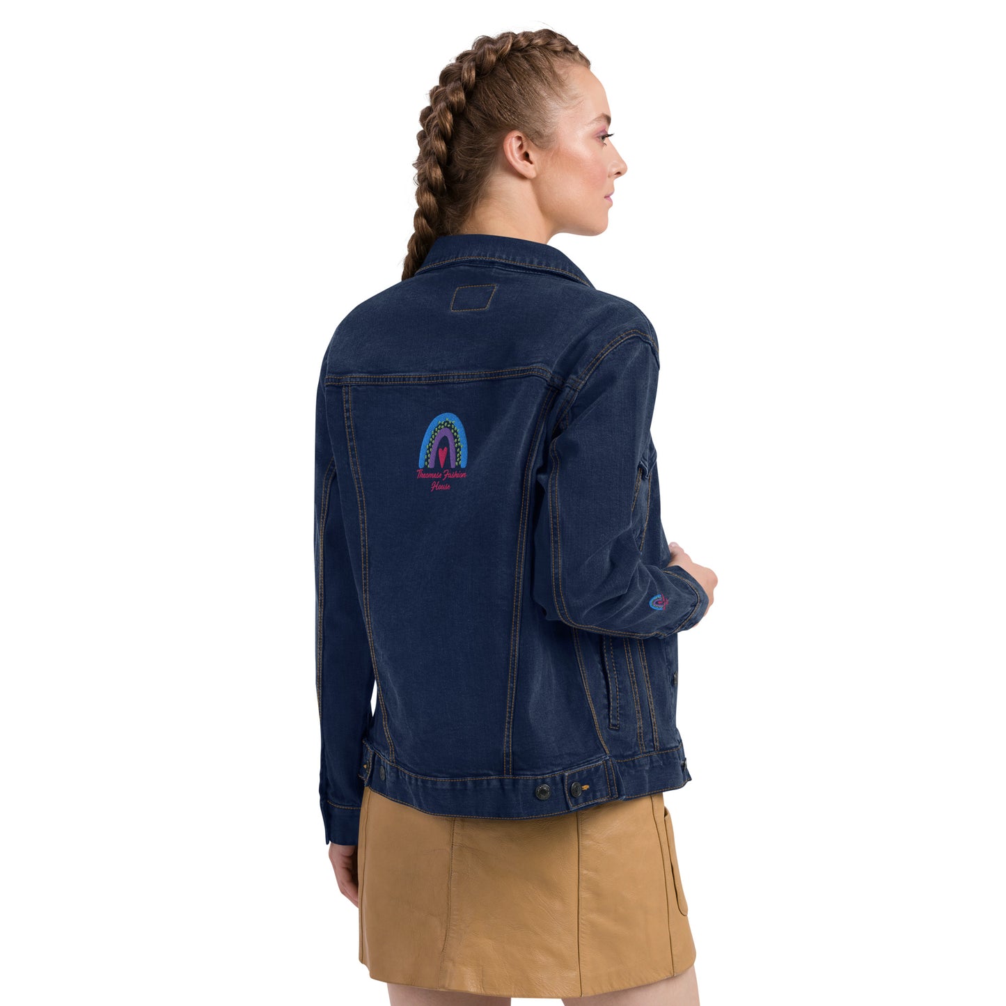Signature-Unisex Denim Jacket with Cuff Design