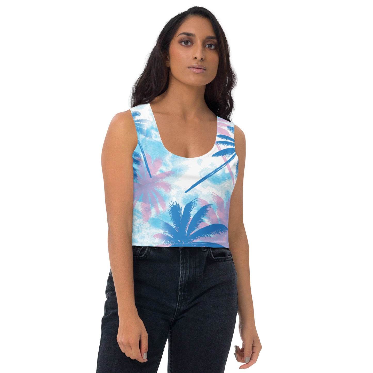 Palm Trees-Crop Top