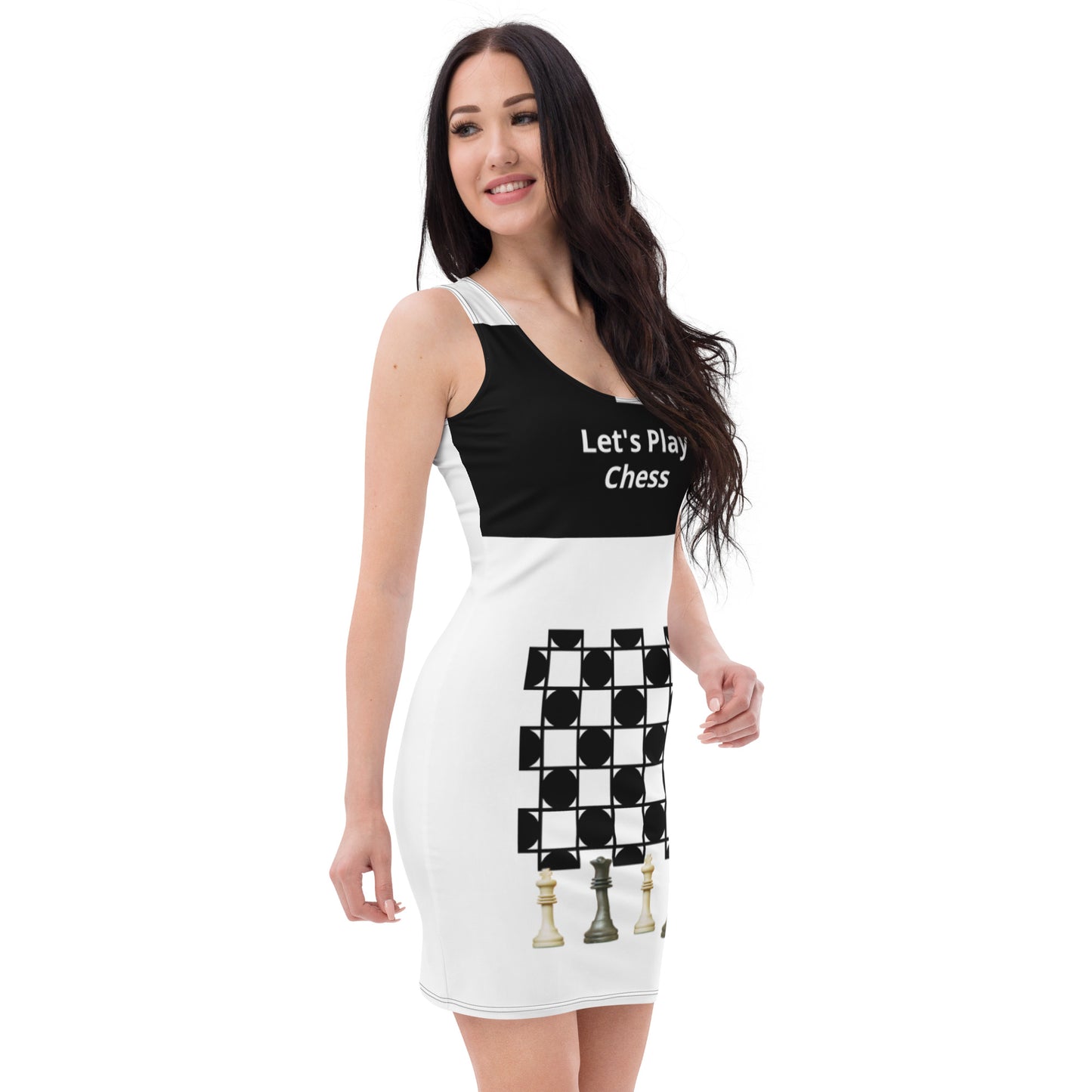 Chess Dress-Black& White