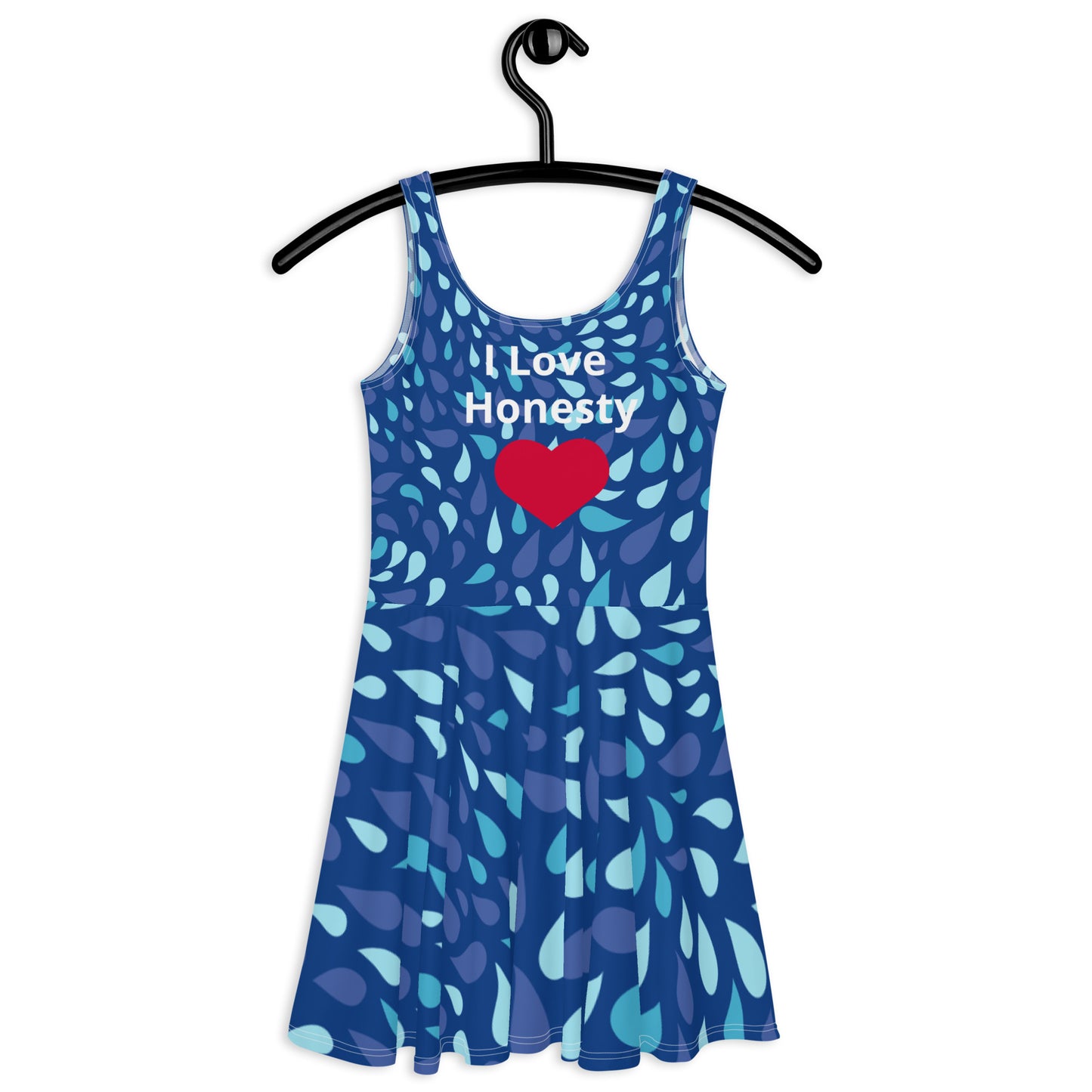 I Stand With Johnny Flare Dress-Purple Petals