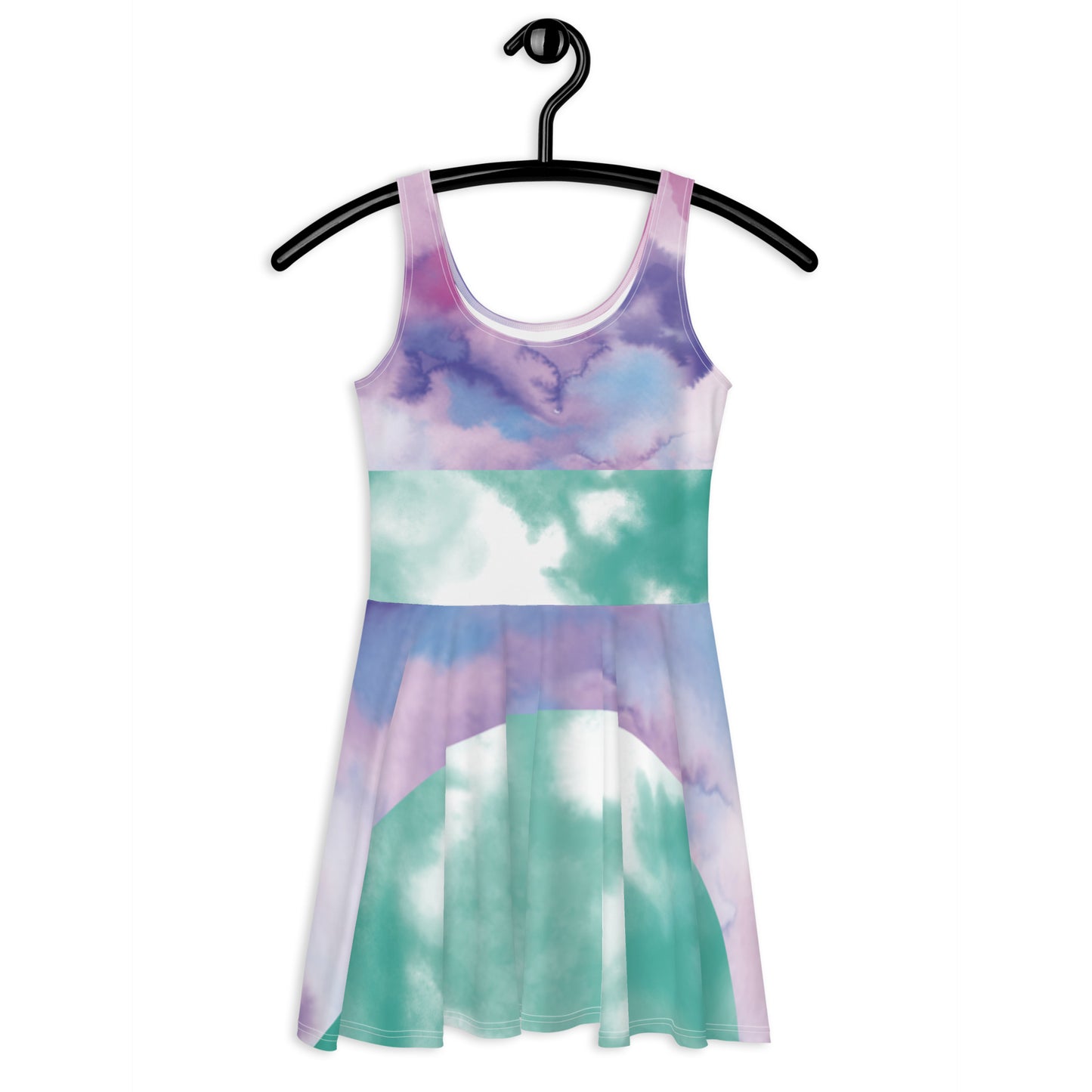 Cloud 9& Purple Haze-Flare Dress