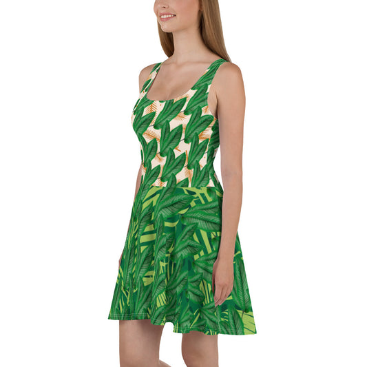 Nature Girl Dress-Leaf Skirt