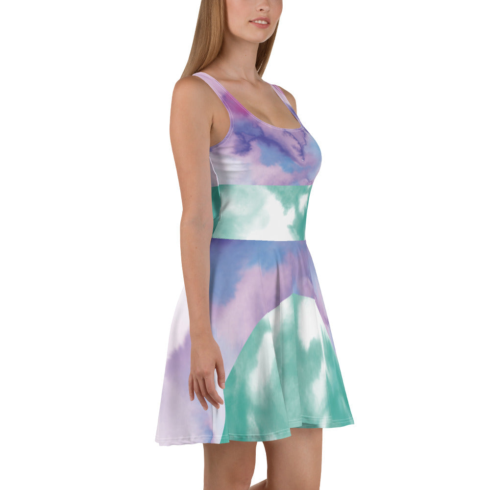 Cloud 9& Purple Haze-Flare Dress