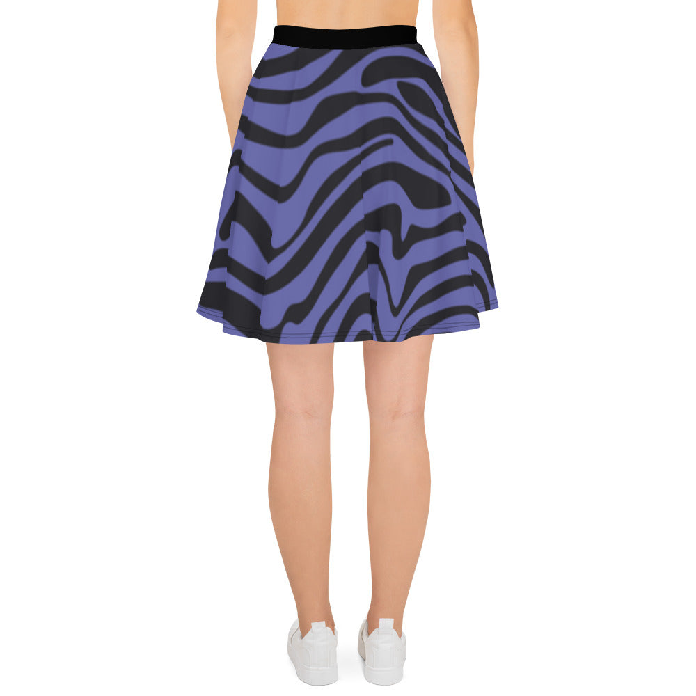 BabyGirl-Retro Flare Skirt(Purple Swirl)