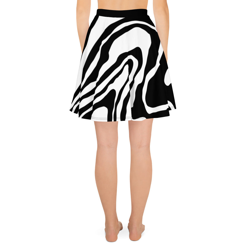 Zebra-Flare Skirt