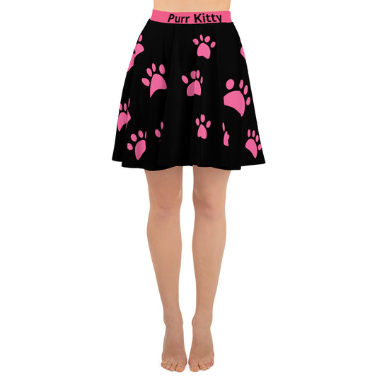 Purr Kitty-Flare Skirt
