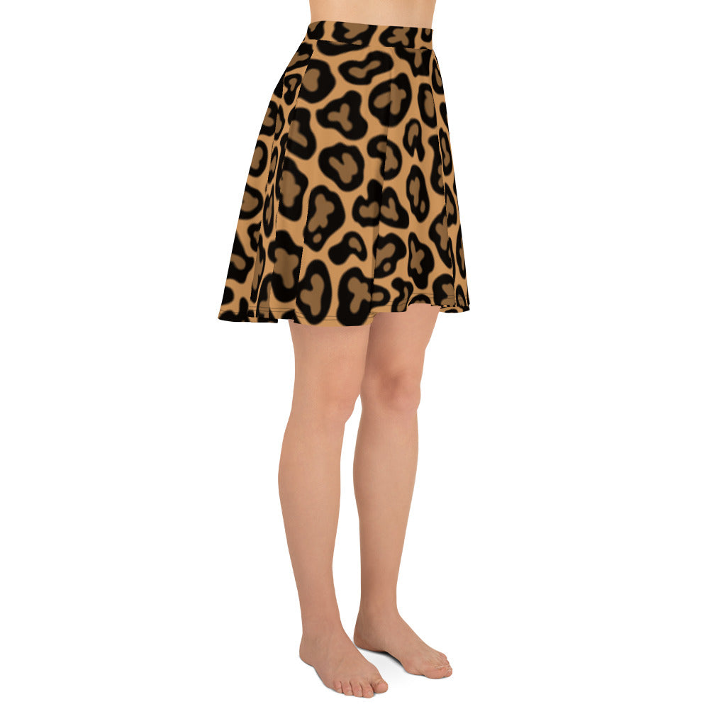 Cheetah-Flare Skirt