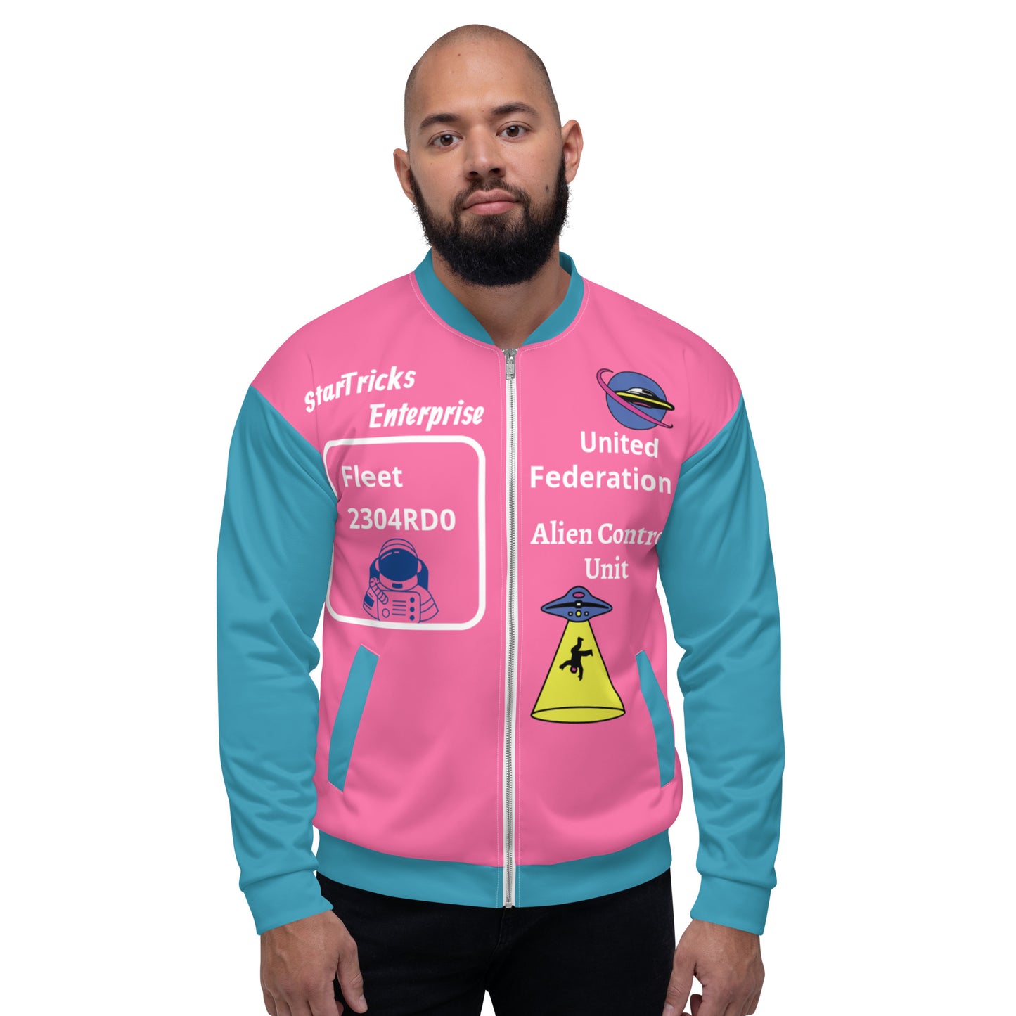 StarTricks Enterprise Jacket- Pink&Turquoise