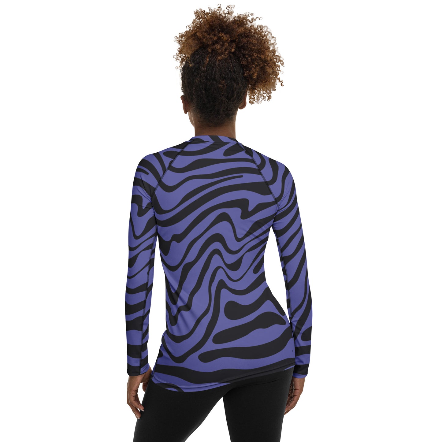 Purple Swirls-long sleeve shirt