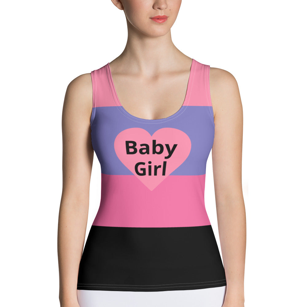 Baby Girl Heart- Tank Top