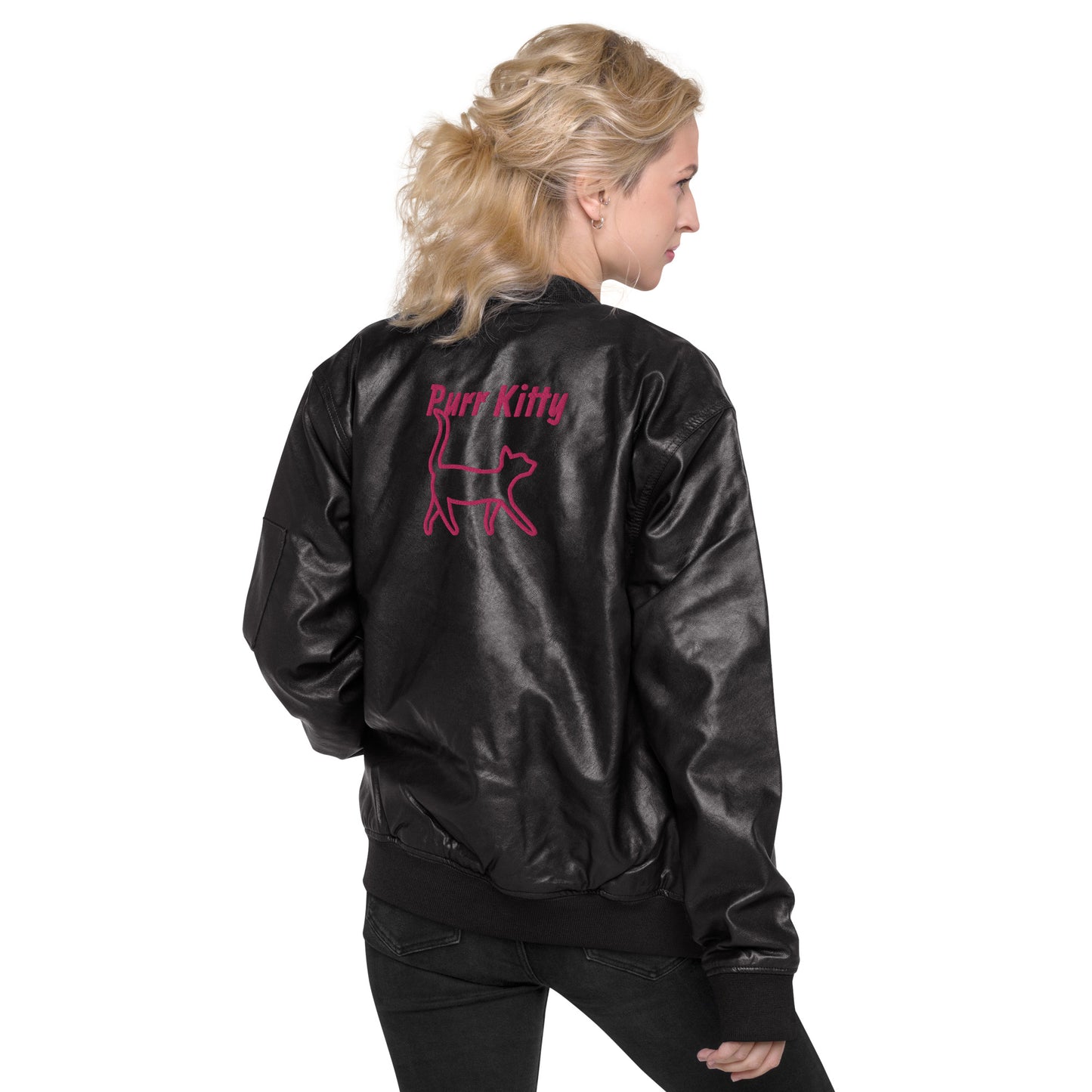 Purr Kitty Purr-Leather Jacket